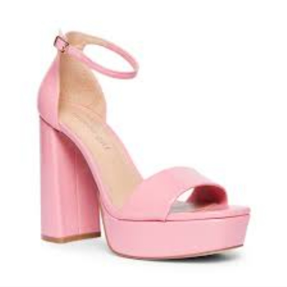 NEW MADDEN GIRL OMEGA PINK HEELS
